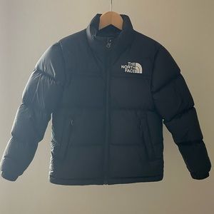 THE NORTH FACE KIDS 1997 RETRO NUPTSE JACKET 700 MEDIUM BLACK PUFFER